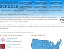 Tablet Screenshot of journalism-schools.com